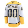 Miesten NHL Nashville Predators Pelipaita Custom Fanatics Premium Vieras 2024-25 Valkoinen